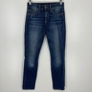 Joes Jeans The Skinny Blue Denim Mid Rise Stretch Jeans Size 24 CL301M